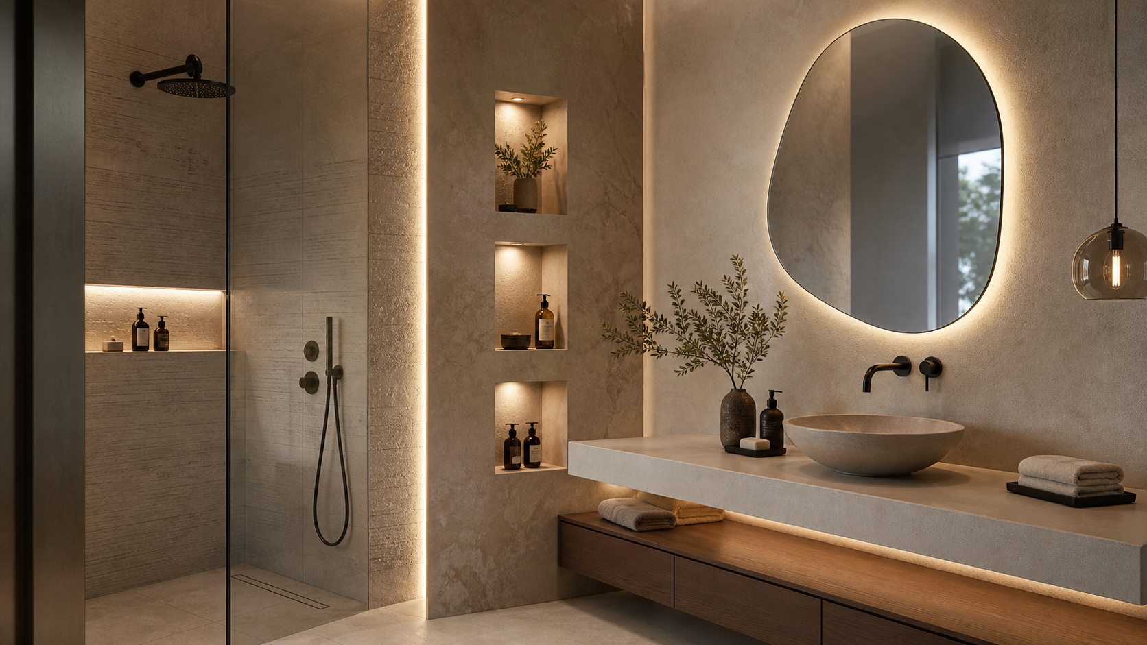 Banyo nis ve dekoratif yuzey uygulamasi